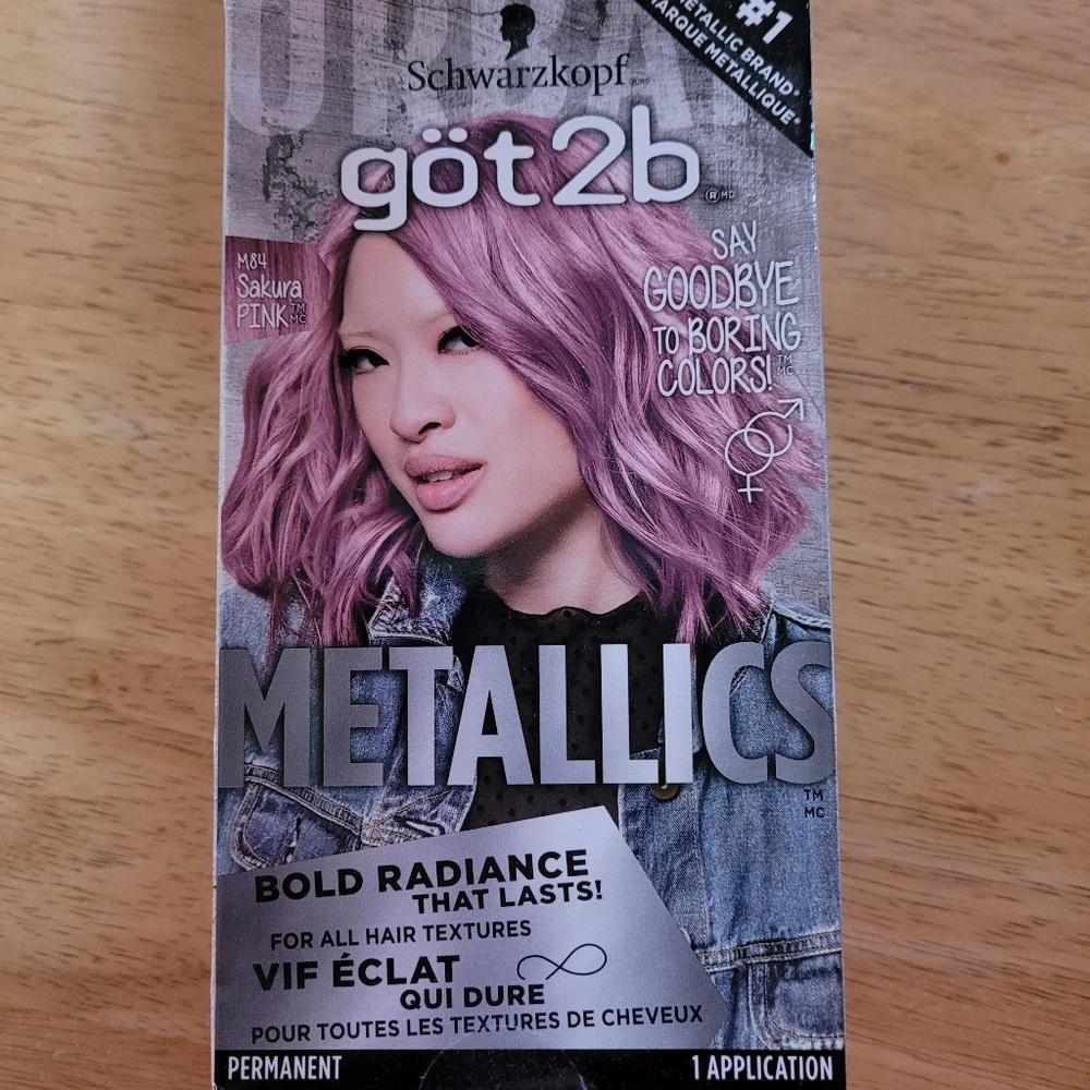 Schwarzkopf got2b Metallics permanent hair color bundle